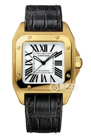 Cartier Santos W20112Y1 Automatic machinery, 18k gold, 44.2x33mm