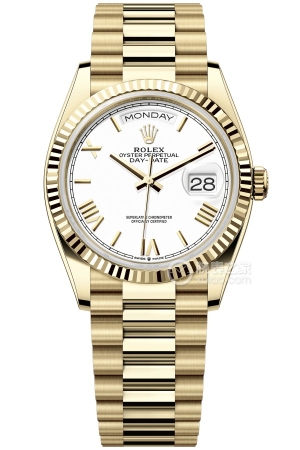 Rolex Day-Date Model M128238-0113 Automatic machinery, 18k gold, 36mm